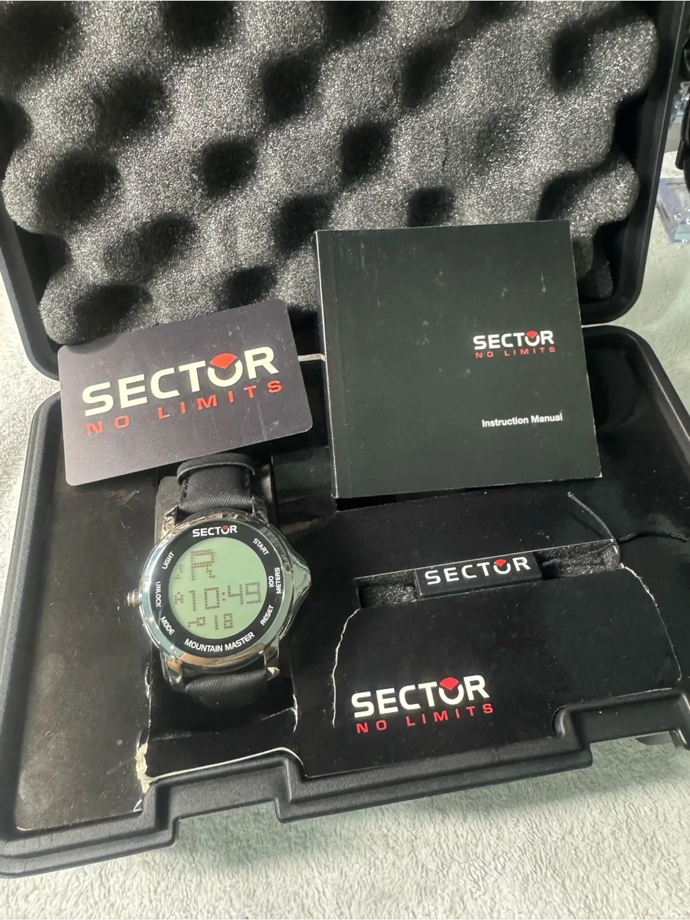 #150 Sectur Digital Sports Watch - Black